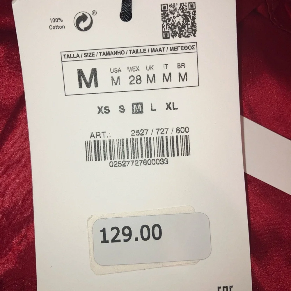 ZARA PURE SILK MODEST BLOUSE - NWT - Picture 4 of 4